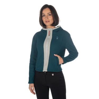 Felpa Livigno donna HKM Verde scuro
