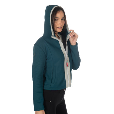 Felpa Livigno donna HKM Verde scuro