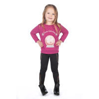 Felpa Polly HKM bambino Magenta Rosa
