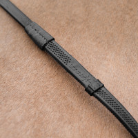 Redini in gomma Fine Prise Horze con fermagli Nero