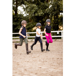 Leggings da equitazione da bambino con grip in silicone integrale Madison Horze Rosa barbabietola Leggings da equitazione da bambino con grip in silicone integrale Madison Horze Rosa barbabietola