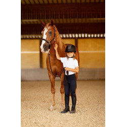 Collant d'équitation fond intégral avec silicone Madison enfant Horze Noir