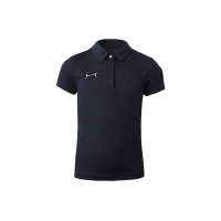 Polo funzionale a maniche corte Denise bambino Horze Blu navy scuro