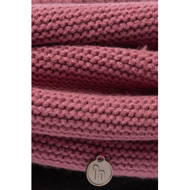 Sciarpa lavorata a maglia Horze Haze Rosa erica Sciarpa lavorata a maglia Horze Haze Rosa erica