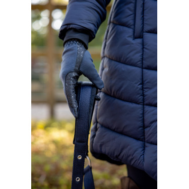 Guanti da equitazione invernali Kara Horze Blu polare Guanti da equitazione invernali Kara Horze Blu polare