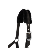 Capestro e lunghina per pony Pegasus Horze Nero