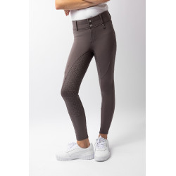 Pantaloni da equitazione termici full grip Horze Rhea bambino con tasche posteriori Falco bruno Marrone Pantaloni da equitazione termici full grip Horze Rhea bambino con tasche posteriori Falco bruno Marrone