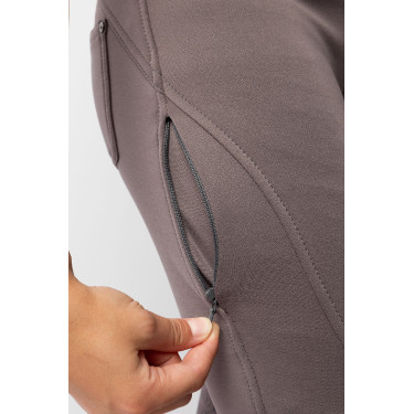 Pantaloni da equitazione termici full grip Horze Rhea bambino con tasche posteriori Falco bruno Marrone Pantaloni da equitazione termici full grip Horze Rhea bambino con tasche posteriori Falco bruno Marrone