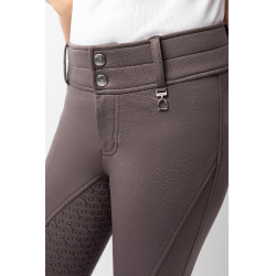 Pantaloni da equitazione termici full grip Horze Rhea bambino con tasche posteriori Falco bruno Marrone Pantaloni da equitazione termici full grip Horze Rhea bambino con tasche posteriori Falco bruno Marrone
