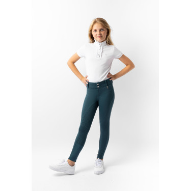 Pantaloni da equitazione termici full grip Horze Rhea bambino con tasche posteriori Pantaloni da equitazione termici full grip Horze Rhea bambino con tasche posteriori