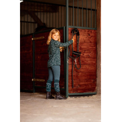 Pantaloni da equitazione termici full grip Horze Rhea bambino con tasche posteriori Pantaloni da equitazione termici full grip Horze Rhea bambino con tasche posteriori