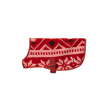 Coperta di Natale per cane Horze Rosso