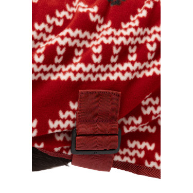 Coperta di Natale per cane Horze Rosso