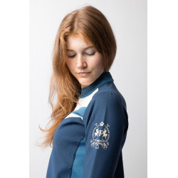 Maglietta da allenamento Ayra Horze Titano marino Blu marino