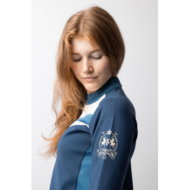 Maglietta da allenamento Ayra Horze Titano marino Blu marino