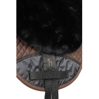 Sottosella in pelle di pecora Horze Nero Sottosella in pelle di pecora Horze Nero