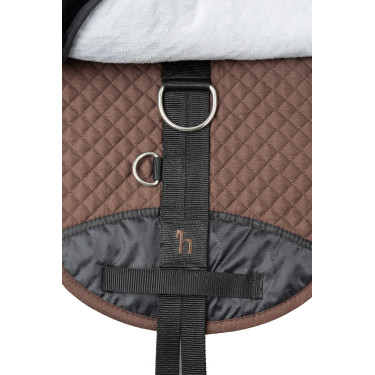 Sottosella in pelle di pecora Horze Nero