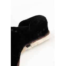 Sottosella in pelle di pecora Horze Nero