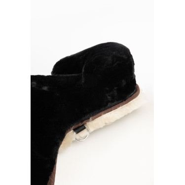 Sottosella in pelle di pecora Horze Nero