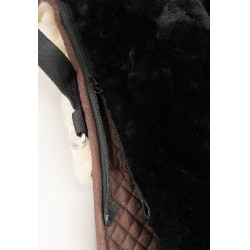 Sottosella in pelle di pecora Horze Nero