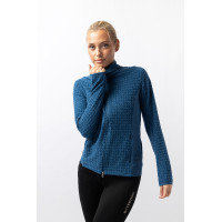 Giacca da equitazione in pile Darcey Horze Celeste Blu
