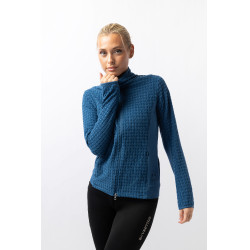 Giacca da equitazione in pile Darcey Horze Celeste Blu