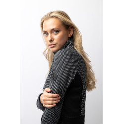 Giacca in pile Neve Horze Caviale nero