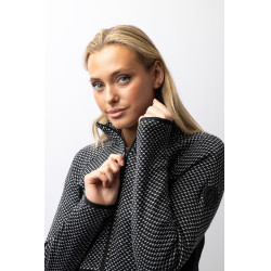 Giacca in pile Neve Horze Caviale nero