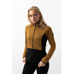 Giacca in pile Neve Horze Marrone dorato