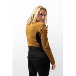 Giacca in pile Neve Horze Marrone dorato