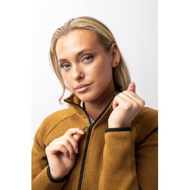 Giacca in pile Neve Horze Marrone dorato