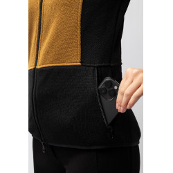 Giacca in pile Neve Horze Marrone dorato