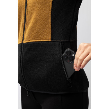 Giacca in pile Neve Horze Marrone dorato