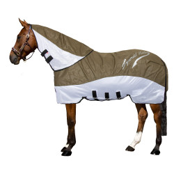 Copricollo antimosche e antipioggia Imperial Riding Super-dry Oliva verde