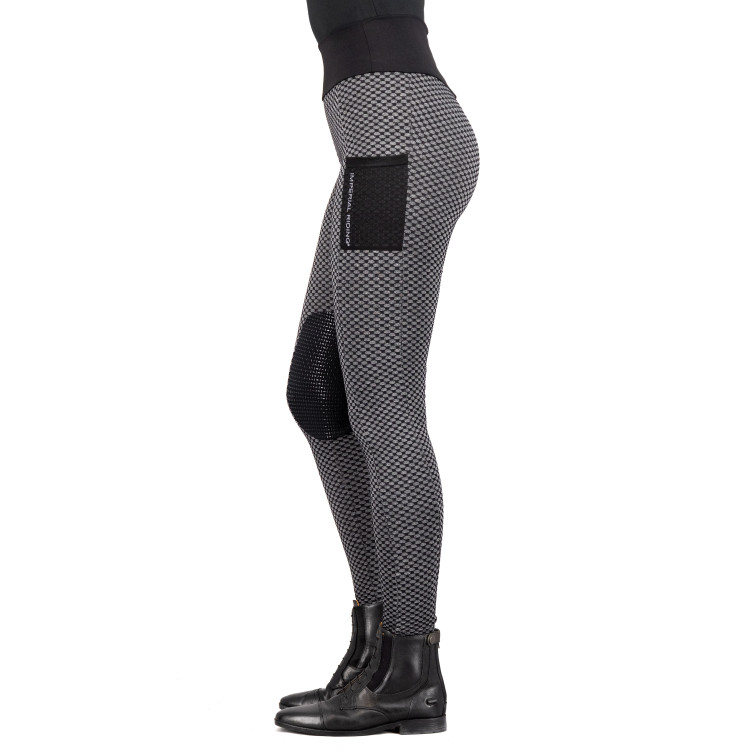 Leggings da equitazione Imperial Riding Diamond Bubble Kneegrip Leggings da equitazione Imperial Riding Diamond Bubble Kneegrip