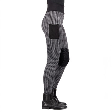 Leggings da equitazione Imperial Riding Diamond Bubble Kneegrip Leggings da equitazione Imperial Riding Diamond Bubble Kneegrip