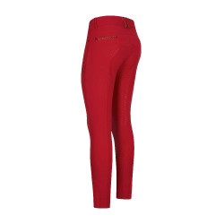 Pantaloni da equitazione Imperial Riding El Capone FullGrip Tango Rosso