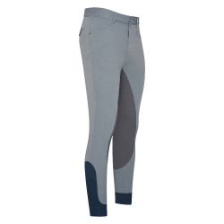 Pantaloni da equitazione Euro-Star Camillo FullGrip da uomo Titanio Grigio