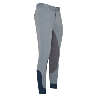 Pantaloni da equitazione Euro-Star Camillo FullGrip da uomo Titanio Grigio