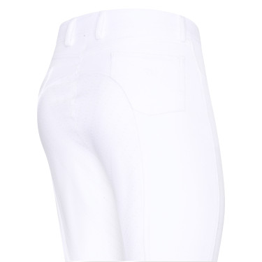 Pantaloni da equitazione Easy Rider Evita FullGrip Bianco Pantaloni da equitazione Easy Rider Evita FullGrip Bianco