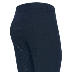 Pantaloni da equitazione Easy Rider Evita FullGrip Blu navy