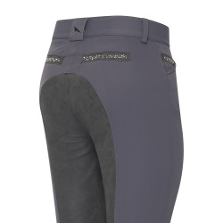 Pantaloni da equitazione Euro-Star Arista Fashion Diamond Full Castoro scuro Grigio