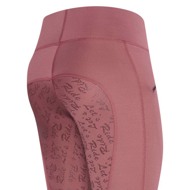 Leggings da equitazione Easy Rider Dietse Winter FullGrip Bambini Guance rosse Rosso