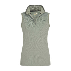 Polo senza maniche Euro-Star Carmella Castoro grigio Verde