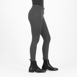 Pantaloni da equitazione Easy Rider Joy FullGrip Magnete Grigio