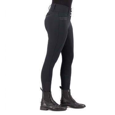 Pantaloni da equitazione Easy Rider Amara Full Nero