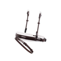 Capezzina combinata Montar Deluxe profilo a contrasto in pelle ECO Marrone