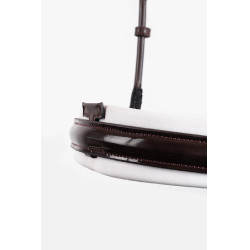 Capezzina combinata Montar Deluxe profilo a contrasto in pelle ECO Marrone