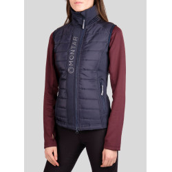 Giubbotto smanicato Montar Emma donna Marina Blu marino