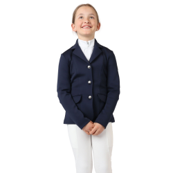 Giacca da concorso Montar Junior tono su tono con cristalli Marina Blu marino Giacca da concorso Montar Junior tono su tono con cristalli Marina Blu marino